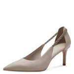 Load image into Gallery viewer, Tamaris Ivory Stiletto heel with Diamonte strap detail TMW2
