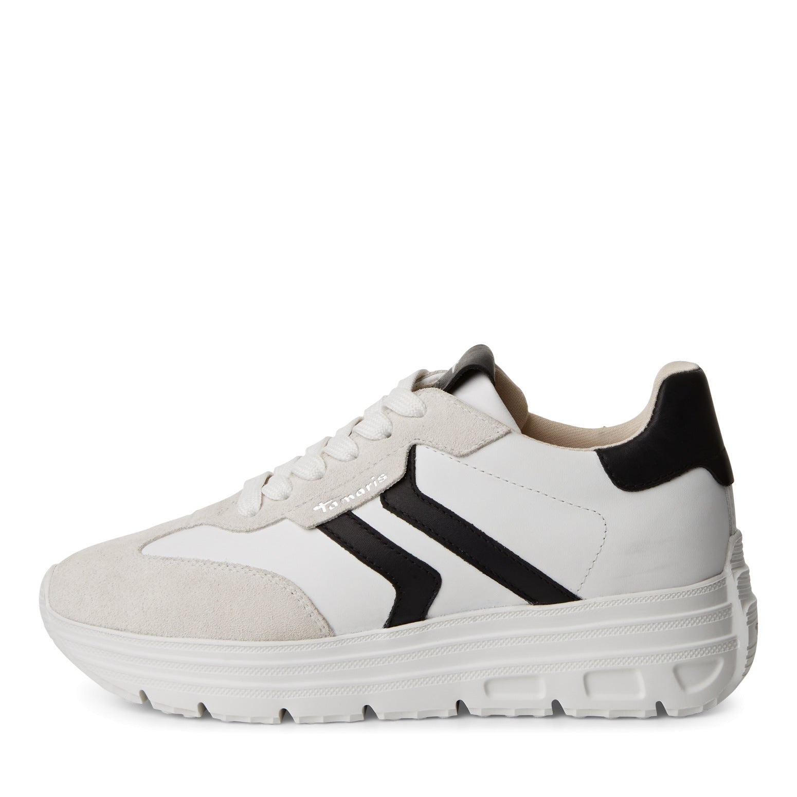 Tamaris White/Black Sneaker T3