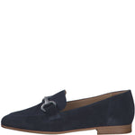 Load image into Gallery viewer, Tamaris Navy Suede Loafer T3
