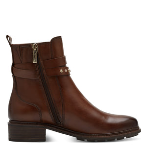 Tamaris Brown Cognac Leather Boot TW16