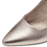 Load image into Gallery viewer, Marco Tozzi Platinum Court Shoe M2
