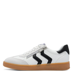 Marco Tozzi White/Black Trainer  M15