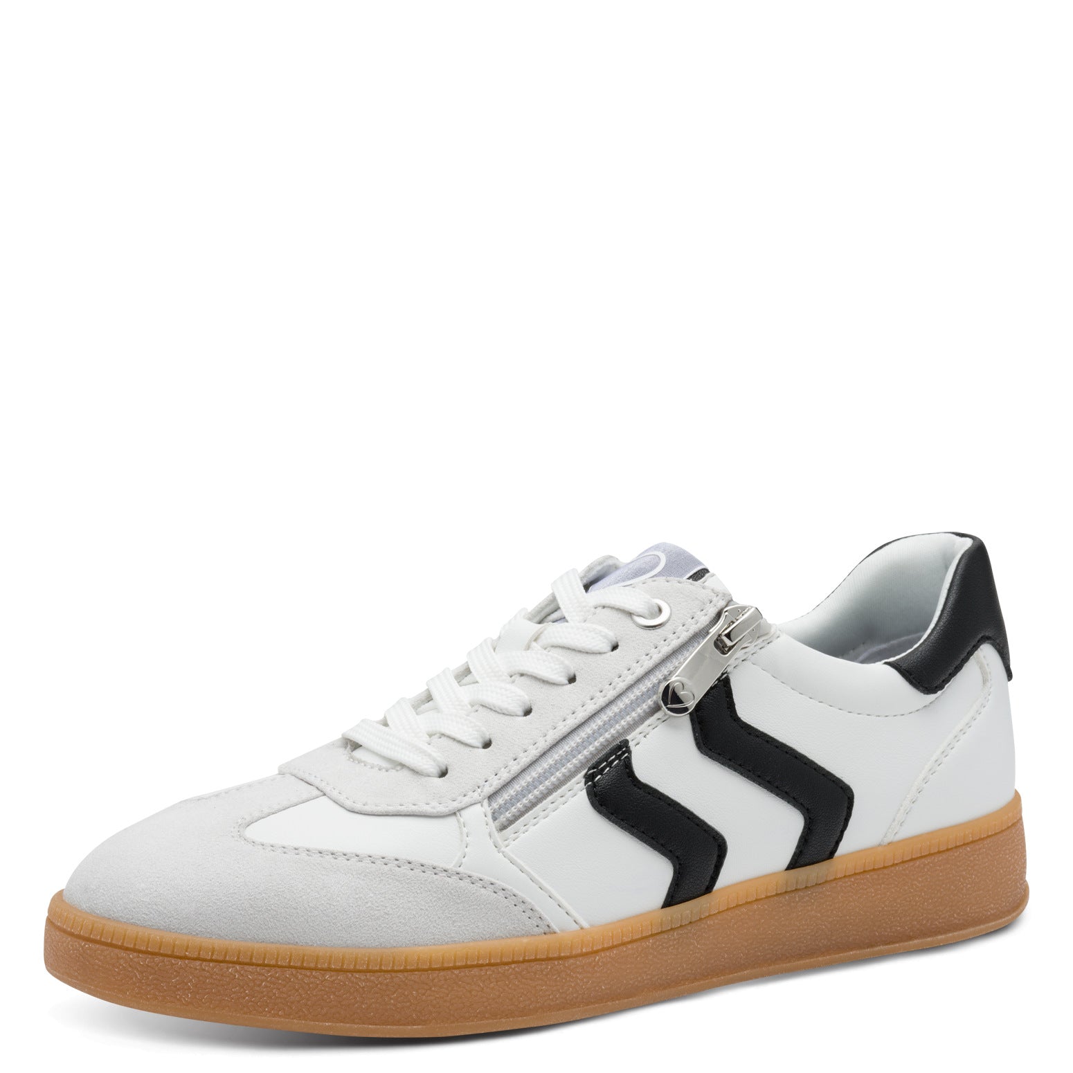 Marco Tozzi White/Black Trainer  M15