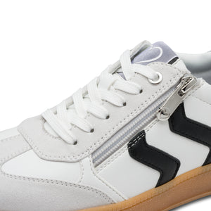 Marco Tozzi White/Black Trainer  M15