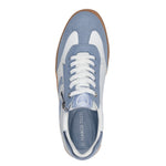 Load image into Gallery viewer, Marco Tozzi White/Light Blue Trainer  M9
