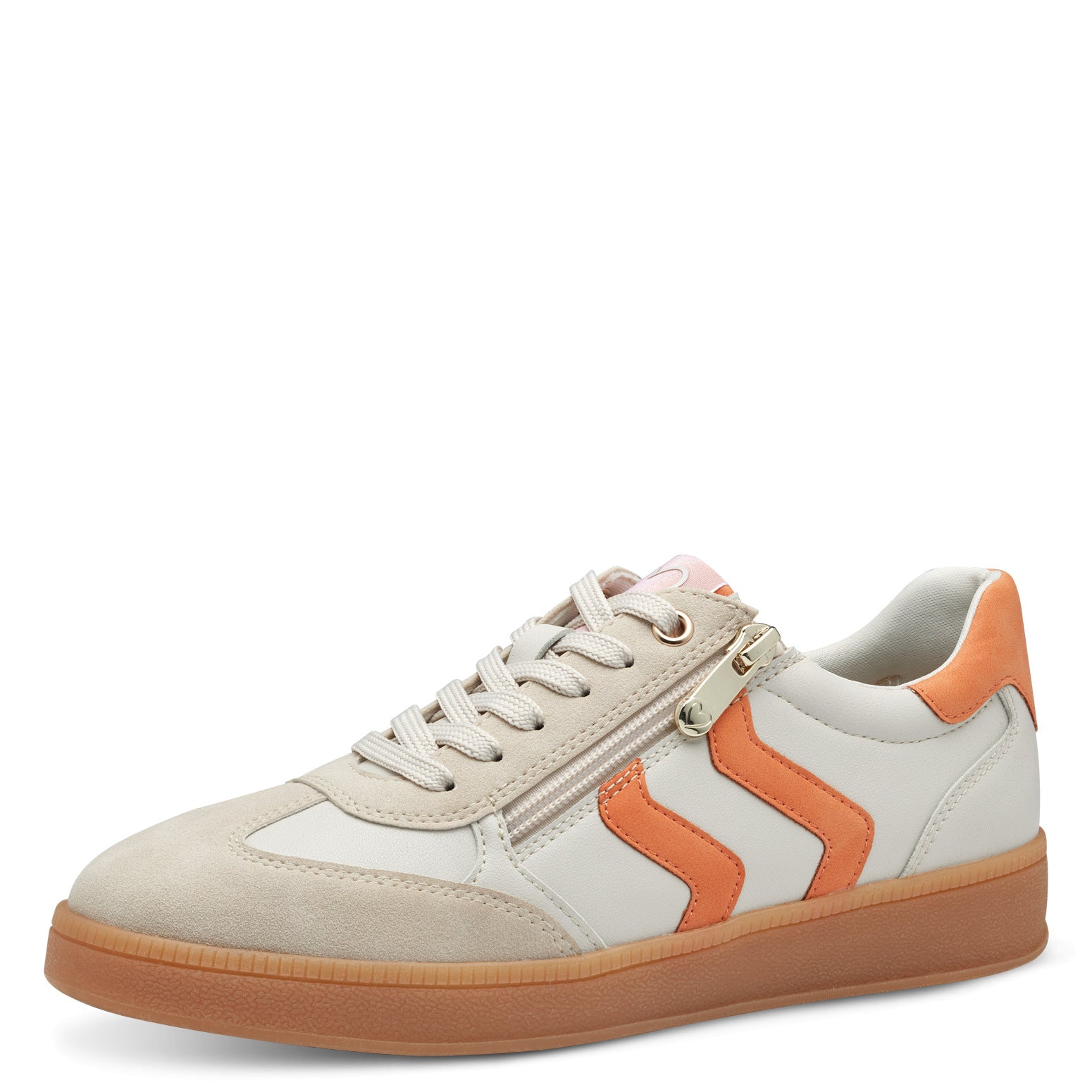 Marco Tozzi Cream/White Trainer M11