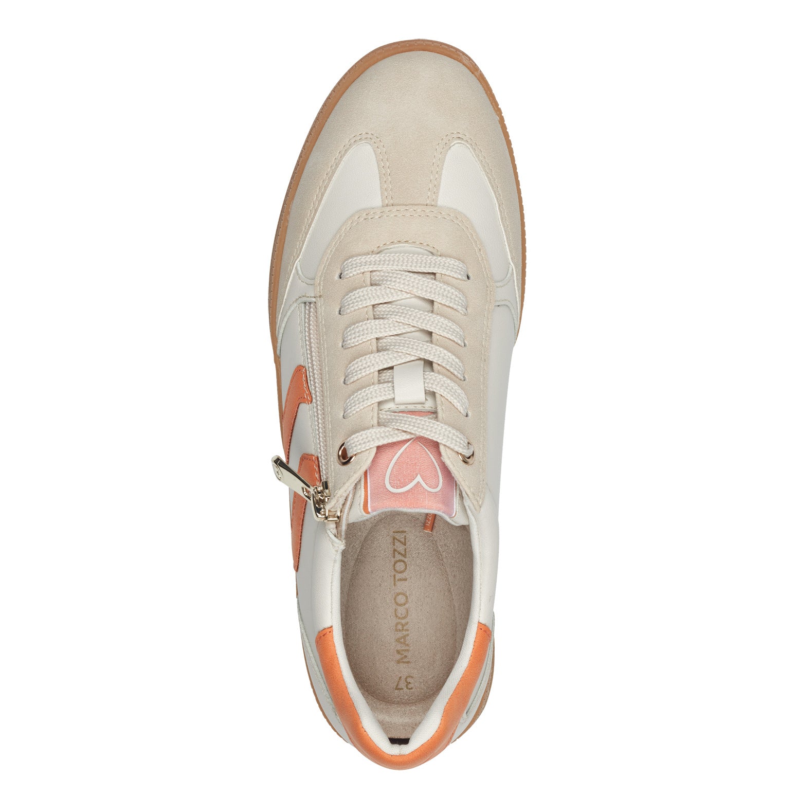 Marco Tozzi Cream/White Trainer M11