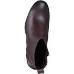 Load image into Gallery viewer, Marco Tozzi Bordeaux Burgundy Ankle Boot MTW 4
