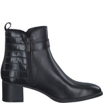 Load image into Gallery viewer, Marco Tozzi Black Leather Boot MTW5
