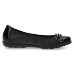 Load image into Gallery viewer, Caprice Black Pump with Buckle Detail CP1
