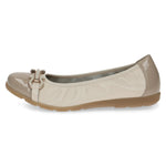 Load image into Gallery viewer, Caprice Cream Pump with Gold Buckle CP2
