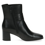Load image into Gallery viewer, Caprice Black Leather Heeled Boot CPW3
