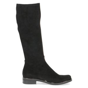 Caprice Black Suede Knee High Boot CPW6