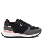 Load image into Gallery viewer, XTI Black Chunky Runner with Baby Pink Detail XW8
