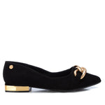 Load image into Gallery viewer, XTI Black Ballerina Suede Pumps XW1
