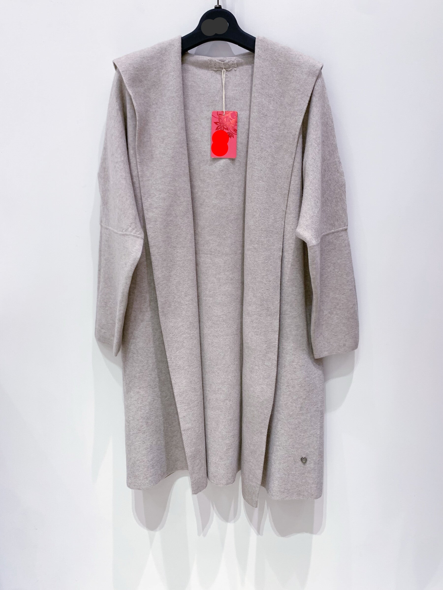 Hooded cardigan one size