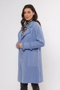 Rino-pele blue catena cardigan