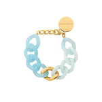 Load image into Gallery viewer, Flat Chain Bracelet With Gold

