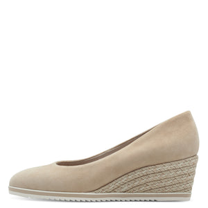 Tamaris Nude Wedge Pump T10