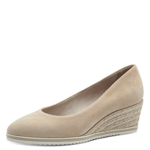 Tamaris Nude Wedge Pump T10