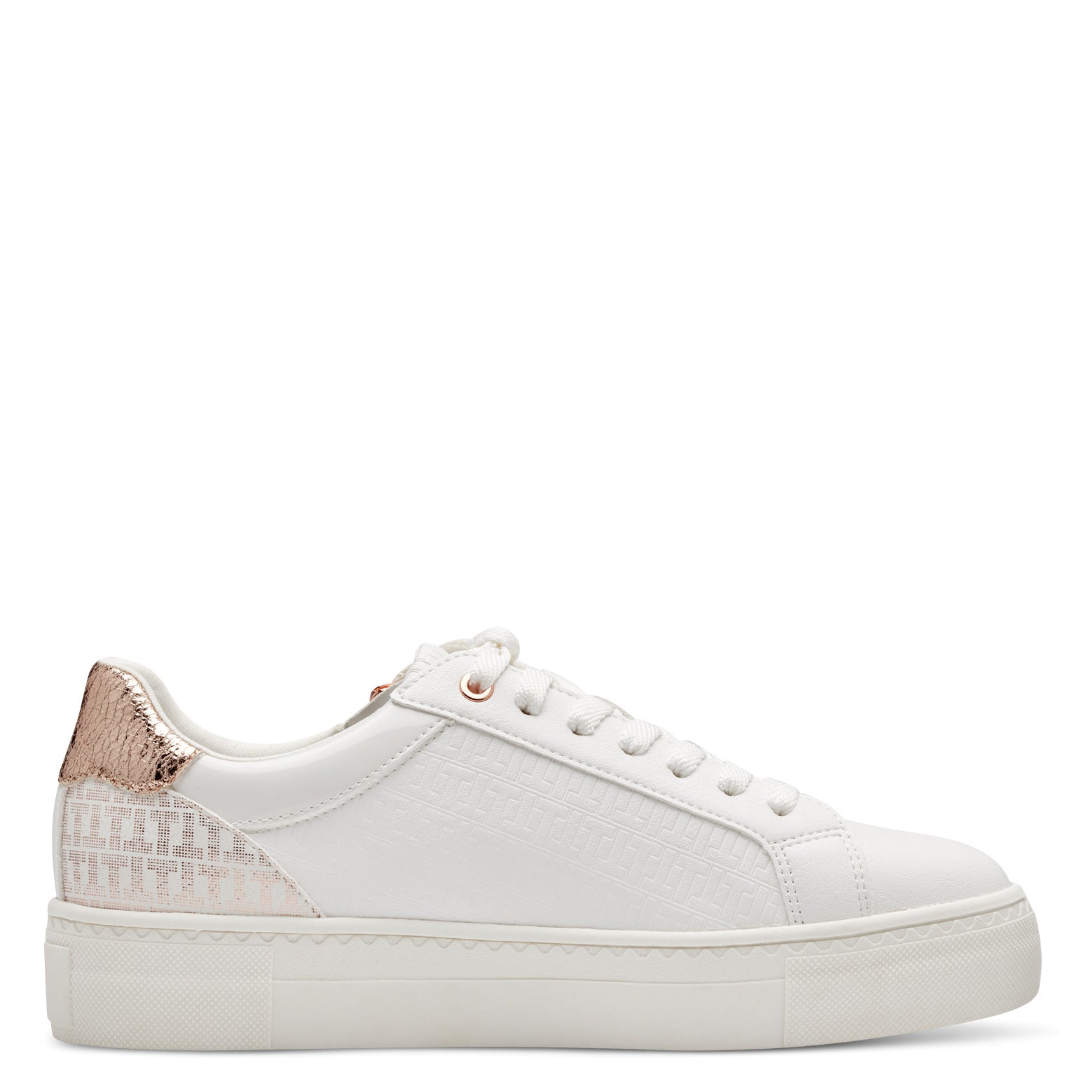 Tamaris Trainer White/Rose Gold T7