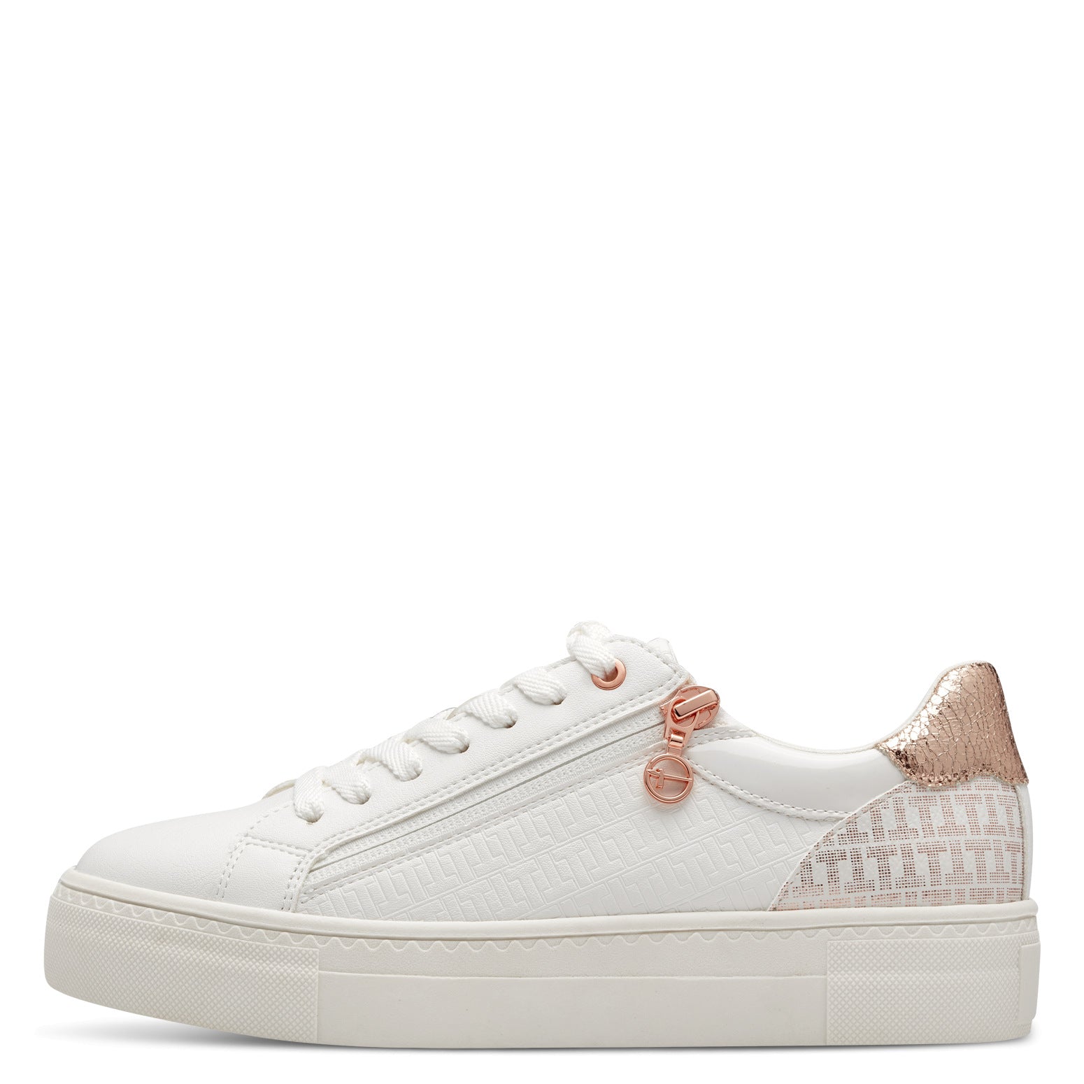 Tamaris Trainer White/Rose Gold T7