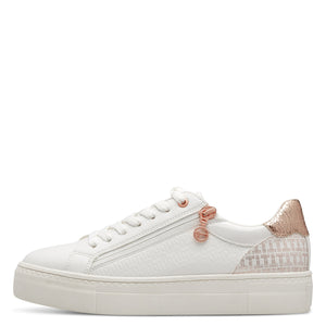 Tamaris Trainer White/Rose Gold T7