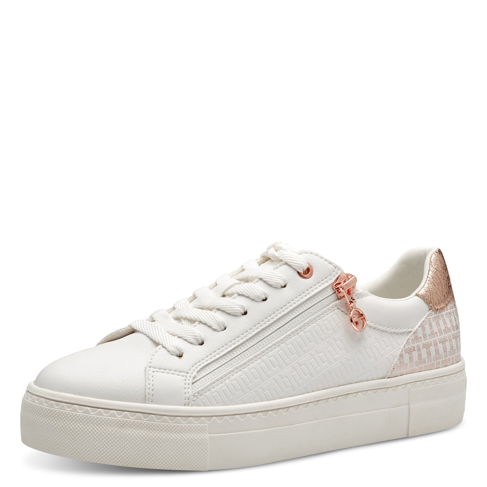 Tamaris Trainer White/Rose Gold T7