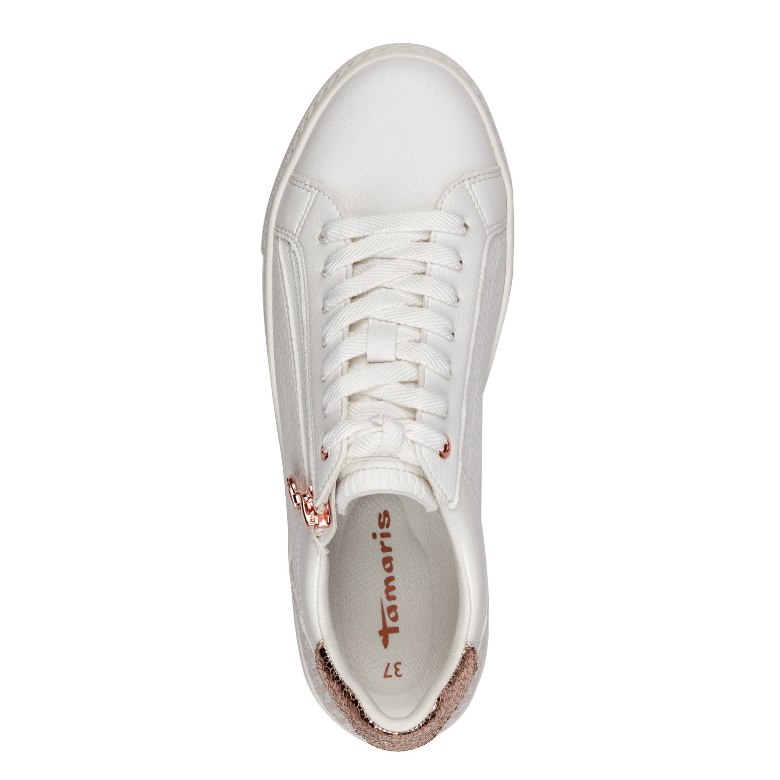 Tamaris Trainer White/Rose Gold T7