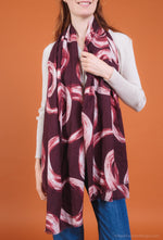 Load image into Gallery viewer, Autumn geo print  scarf
