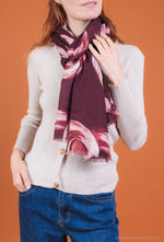 Load image into Gallery viewer, Autumn geo print  scarf
