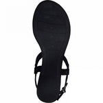 Load image into Gallery viewer, Marco Tozzi Black Sparkling Toe-Post Sandal MTS11
