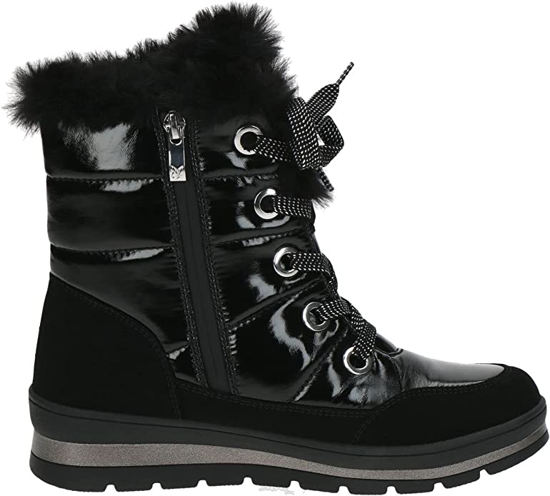 Caprice Black Snow Boots CPW8