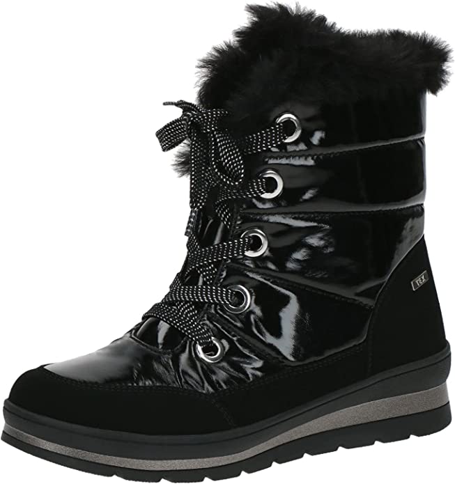 Caprice Black Snow Boots CPW8