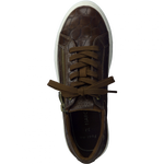 Load image into Gallery viewer, Marco Tozzi Cognac Flat Sole Shoe MTW3
