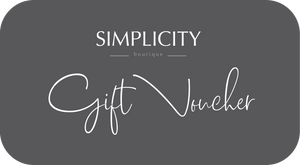 Simplicity Gift Voucher