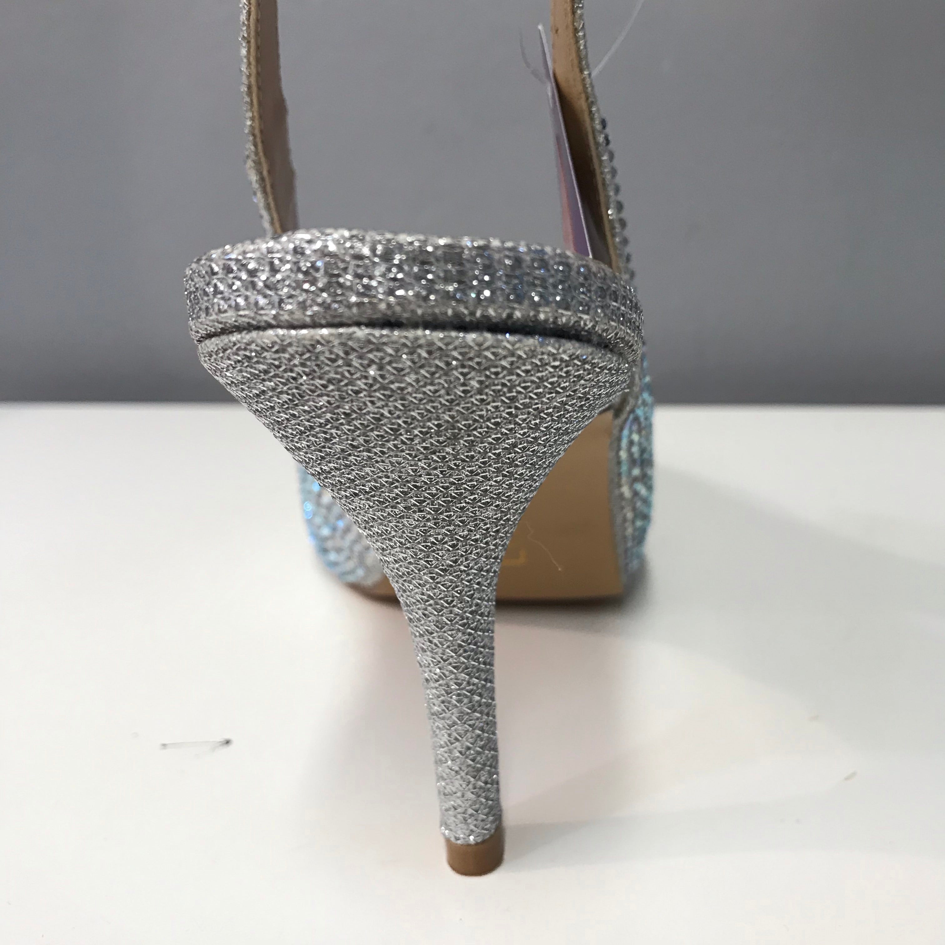 Lotus Astro Diamanté encrusted slingbacks  Silver Dress shoe